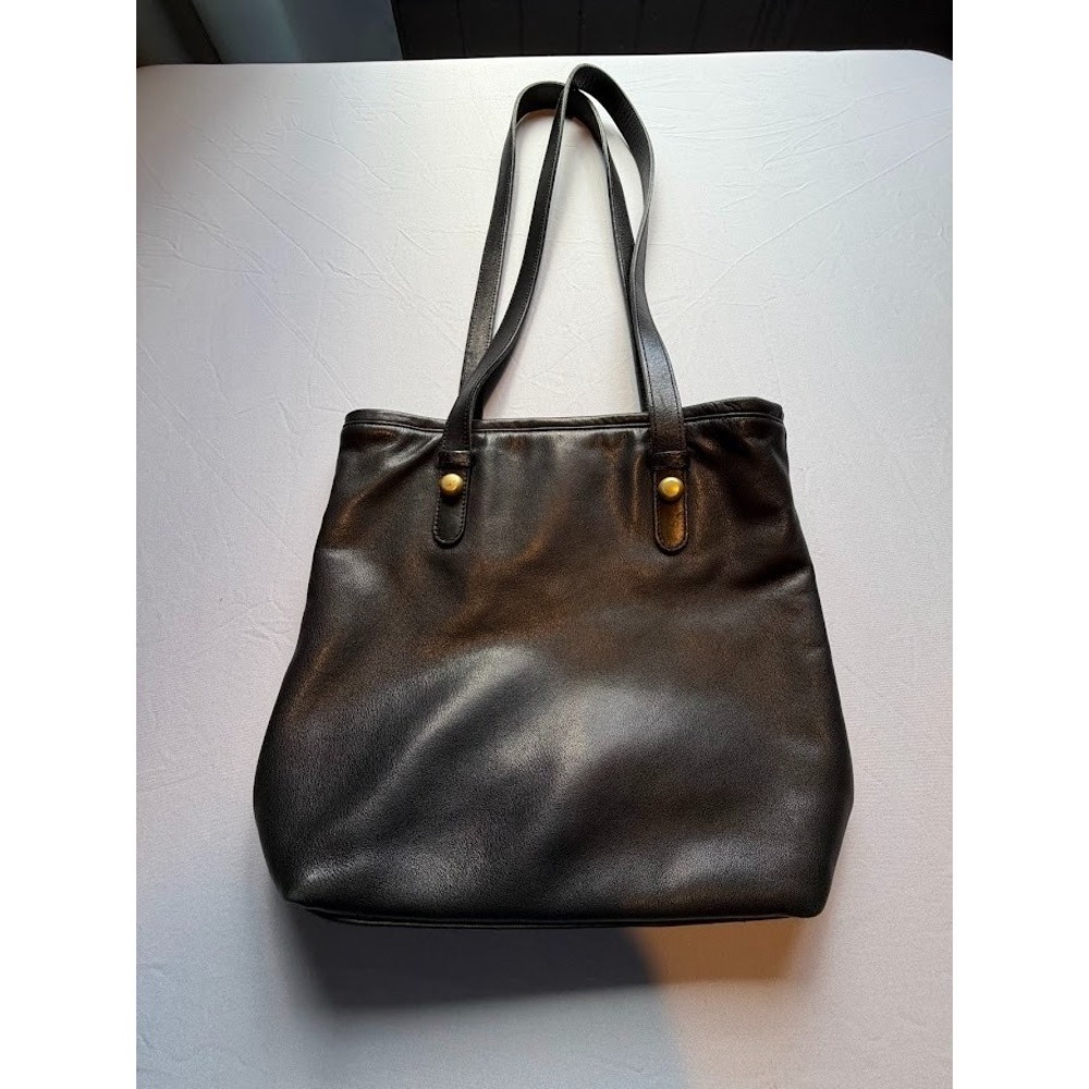 VTG Women's Leather Co. Black Purse by Liz Claiborne